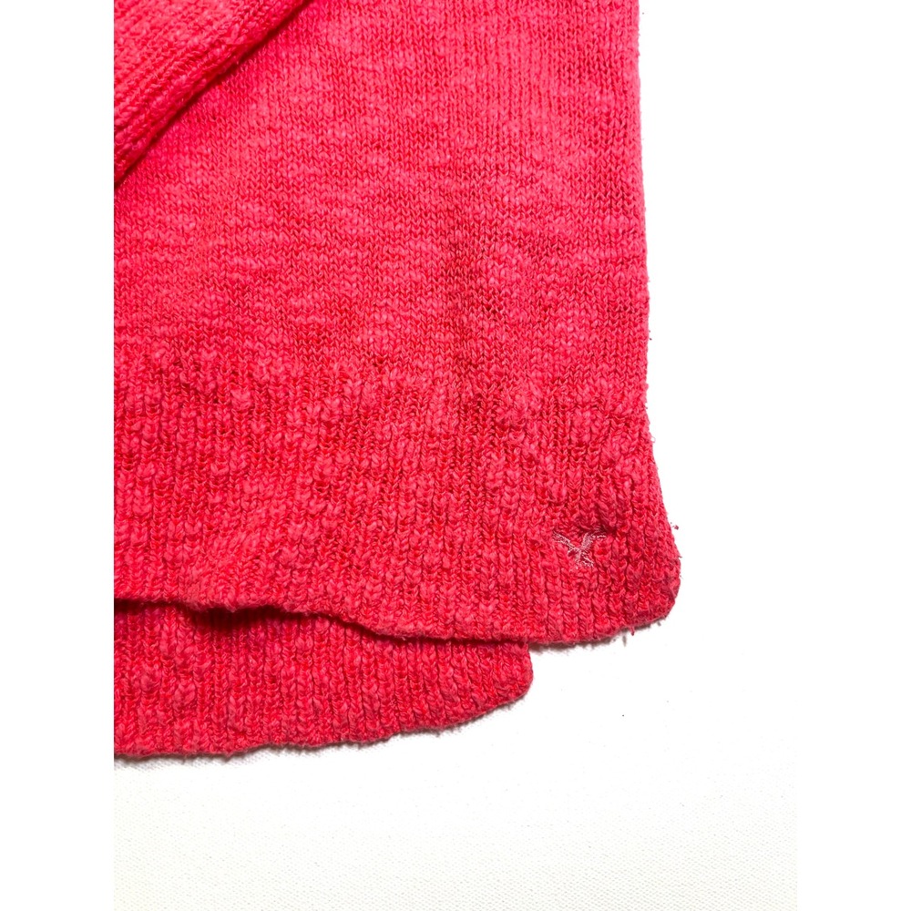 American Eagle Outfitters Womens XS Pink V-Neck Knit Sweater High Low AEO 0303 - Picture 4 of 9